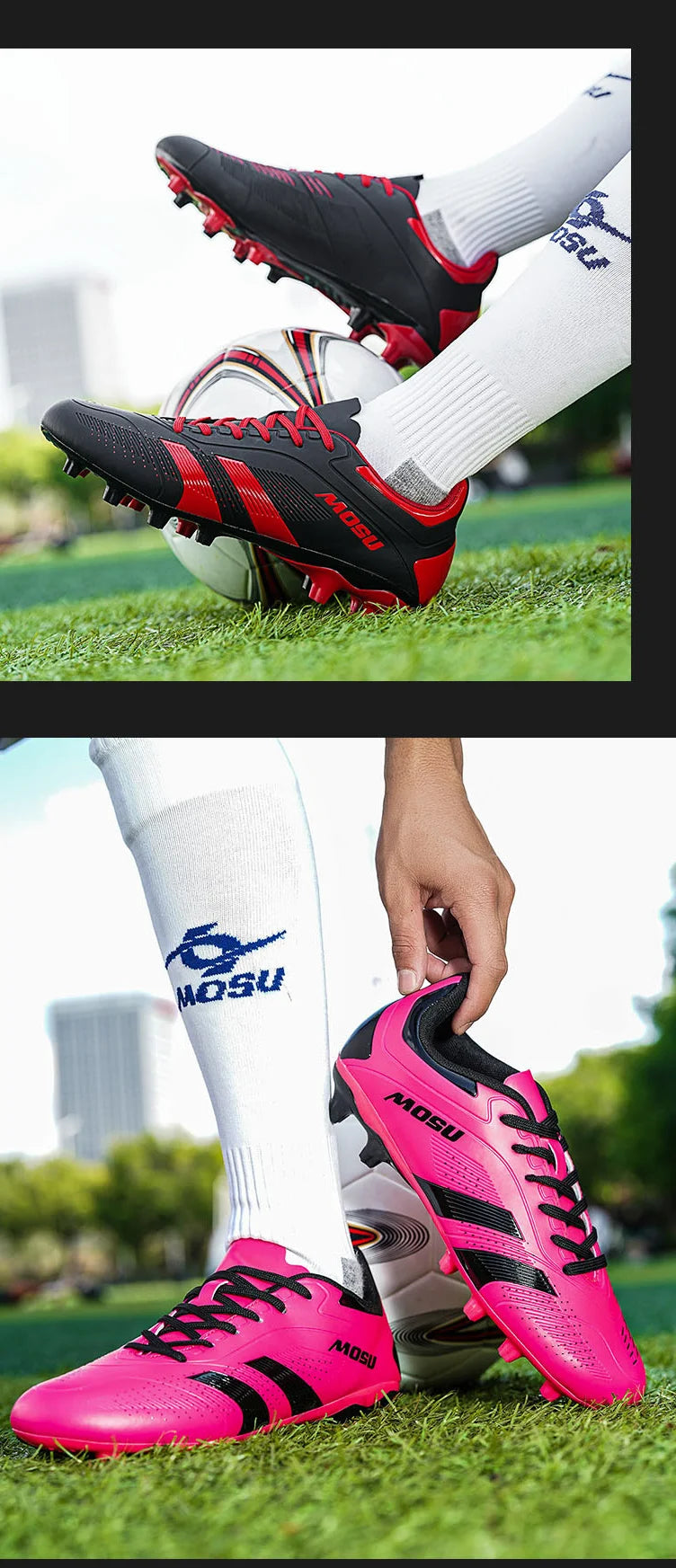 New Men's And Women's Football Shoes, Indoor And Outdoor Sports Shoes With Long Nails And Broken Nails For Football Training Mat