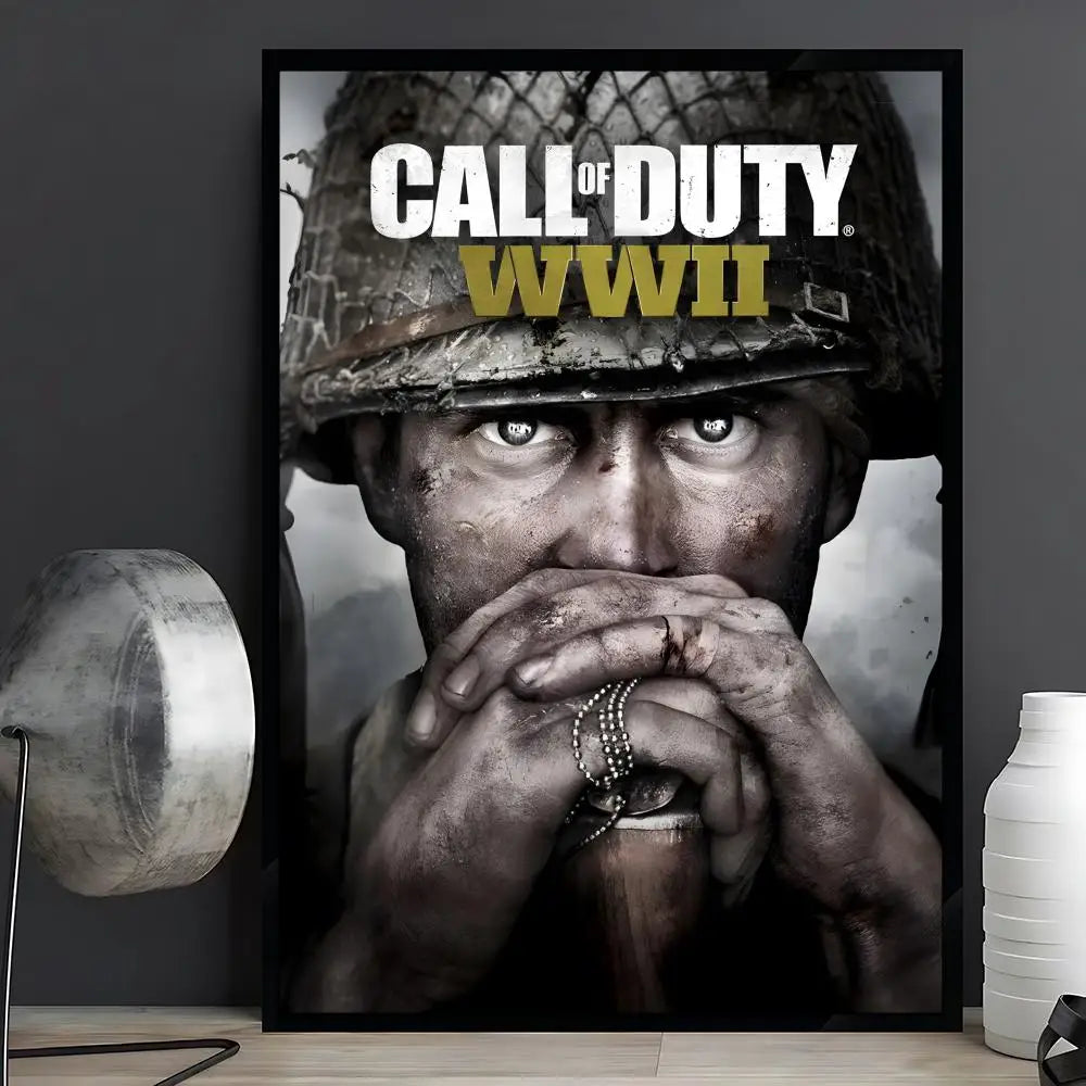 game Call of Duty Poster Posters Anime Room Decor Decoration Movie Backpack Wall Interior Music Wall Art