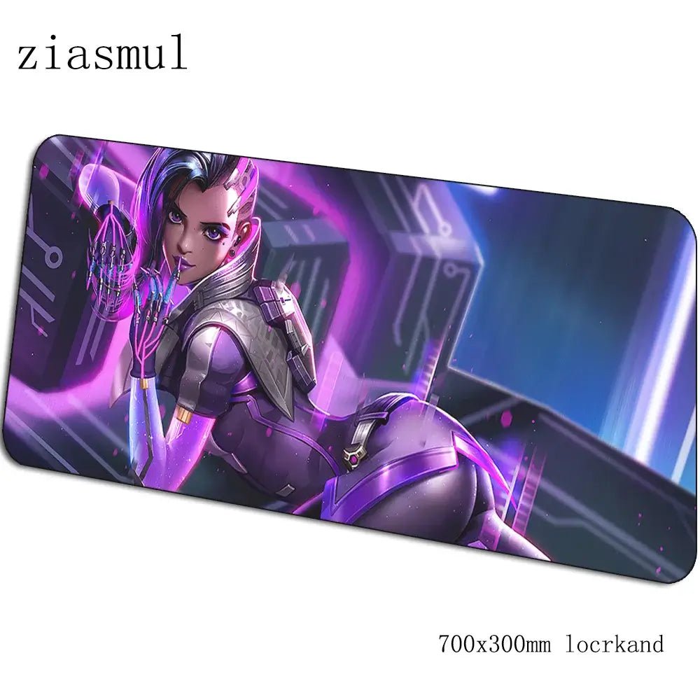overwatch mouse pad Covoraș de mouse cu desene animate pentru computer 700x300x3mm covoraș de mouse pentru jocuri mare Indie Pop padmouse tastatură jocuri PC gamer birou