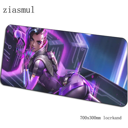 overwatch mouse pad Covoraș de mouse cu desene animate pentru computer 700x300x3mm covoraș de mouse pentru jocuri mare Indie Pop padmouse tastatură jocuri PC gamer birou