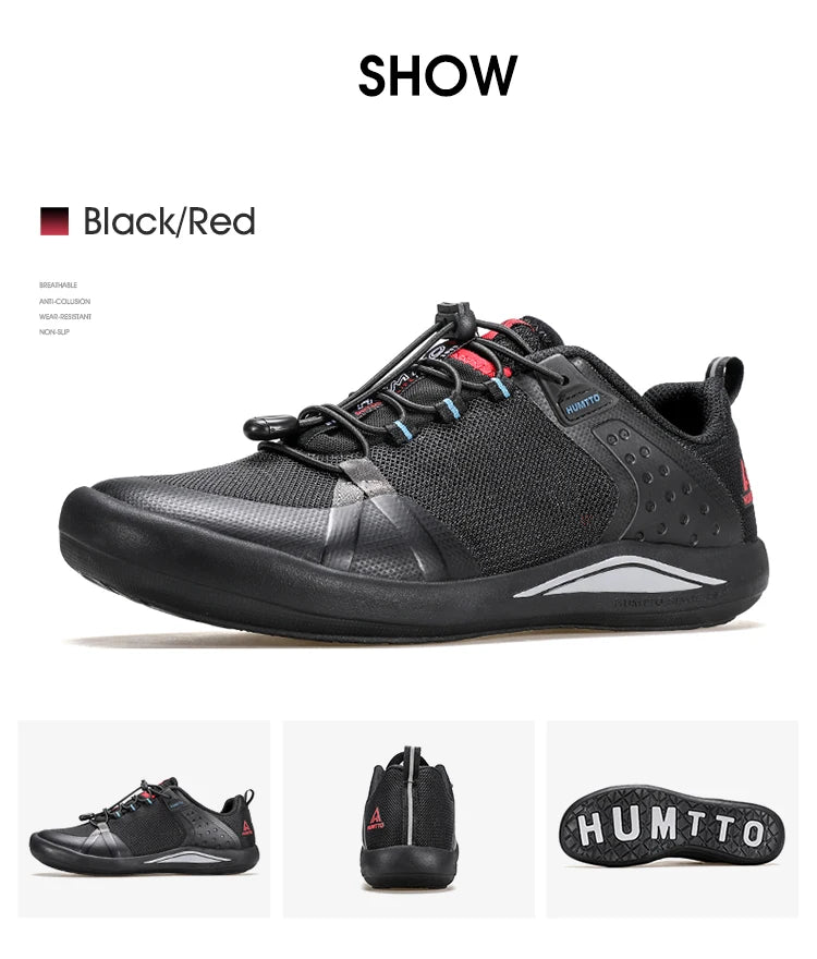 HUMTTO Breathable Walking Shoes for Men Luxury Casual Men's Sneakers Designer Sports Jogging Running Trainers Summer Men's Sneakers