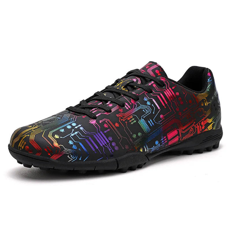 Men's Football Shoes Association Quick Five Up Football Studs, Anti-slip Professional Ultralight Training Football Boots for Turf