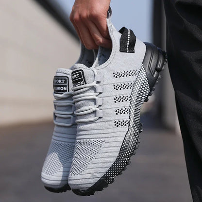 Men Casual Sneakers Mesh Lightweight Breathable Soft-Soled Running Shoes Slip-On Male Flats Loafers Shoe Trainers Zapatos Hombre
