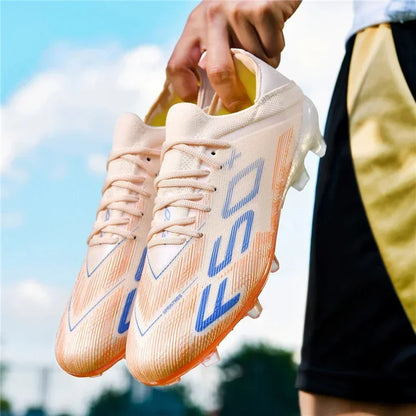 Nouvelles chaussures de football pour hommes, chaussures de match en extérieur, baskets de soccer, chaussures montantes de haute qualité, crampons antidérapants pour futsal et terrain synthétique, meilleures ventes