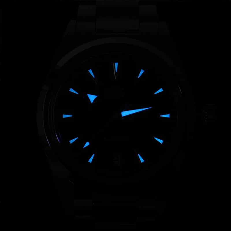 San Martin 38mm Chronometer Men's Watch SN0113W V2 ST2130 Automatic Movement Sapphire BGW9 Luminous Waterproof 100m Watch