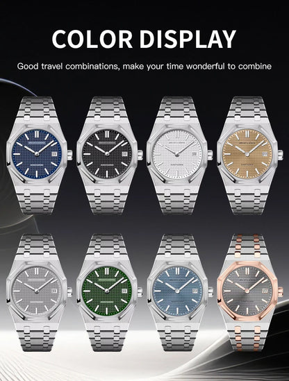 2026 New Specht & Söhne 38mm Quartz Wristwatch For Men Luminous Sapphire Crystal Ultrathin Stainless Steel Watch 50M Waterproof
