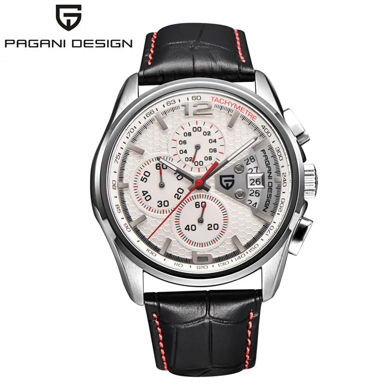PAGANI DESIGN Chronograph-Stoppuhr für Herren, Quarz, Multifunktion, Militär-Pilotenstil, Relógios Masculino, Reloj Hombre, Montre Homme