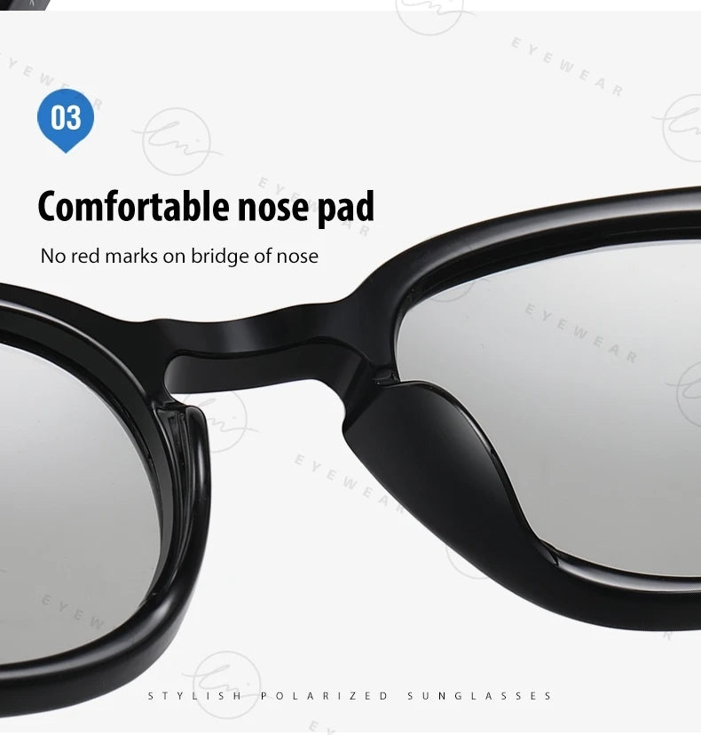 LM NEW Fashion Photochromic Sunglasses Women Men Polarized Blue Eyewear Drivign Outdoor UV Protection Eyewear gafas de sol mujer
