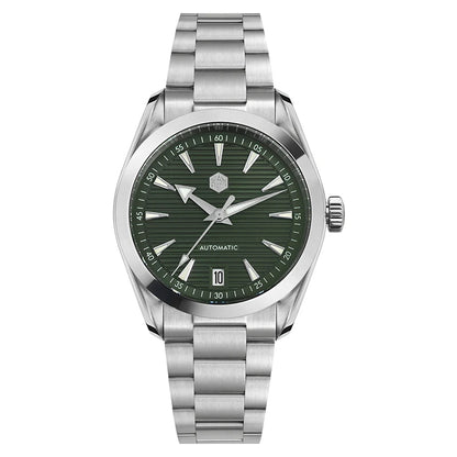 San Martin 38mm Chronometer Men's Watch SN0113W V2 ST2130 Automatic Movement Sapphire BGW9 Luminous Waterproof 100m Watch
