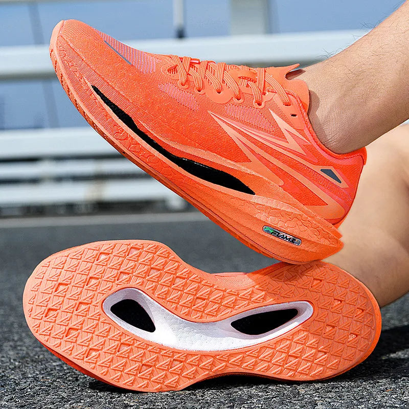 Men's Sports Running Shoes, Casual Marathon, Lightweight, Comfortable Women's Athletic Non-Slip Walking Sneakers, Outdoor Couple Shoes