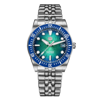 San Martin 37.5mm 40mm Men Diver Watch Miyota 9015 Enamel Dial Luxury Automatic Mechanical Wristwatch Waterproof 200m SN0148