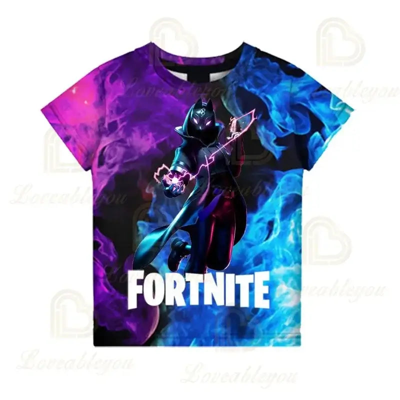 Fortnite Victory Game 3D T-shirt Baby Clothing Harajuku T-shirt Children Cute Kids Battle Royale Hero Tops Boys Girls