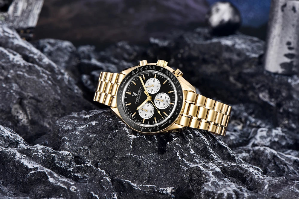 Ura PAGANI DESIGN Moon – luksuzni kvarčni kronograf za moške, športni stil, safirno steklo z antirefleksno obdelavo, svetleči zaslon