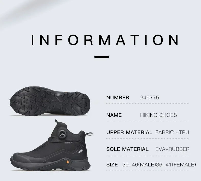 Pantofi din piele HUMTTO pentru bărbați, pentru iarnă, camping și activități în aer liber, pantofi sport pentru bărbați, bocanci de trekking respirabili, adidași antiderapanti pentru drumeții