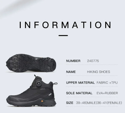 Pantofi din piele HUMTTO pentru bărbați, pentru iarnă, camping și activități în aer liber, pantofi sport pentru bărbați, bocanci de trekking respirabili, adidași antiderapanti pentru drumeții