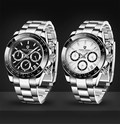 Neue PAGANI DESIGN PD1644 Luxus-Quarzuhr für Herren mit automatischem Datum, sportliche Armbanduhr, 100m wasserdicht, Chronograph, Herrengeschenk