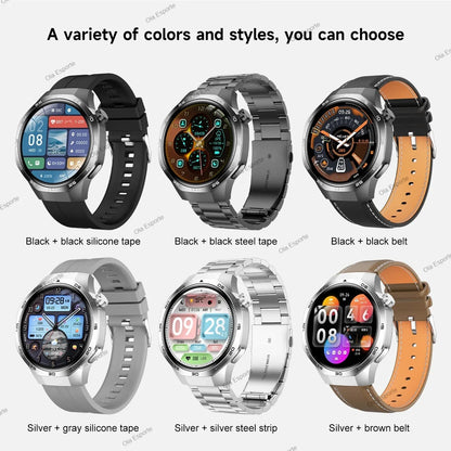 2025 GPS Smartwatch for Men  HD AMOLED Display, Bluetooth Calling, Heart Rate Monitor, GPS Motion Tracking & Waterproof Design
