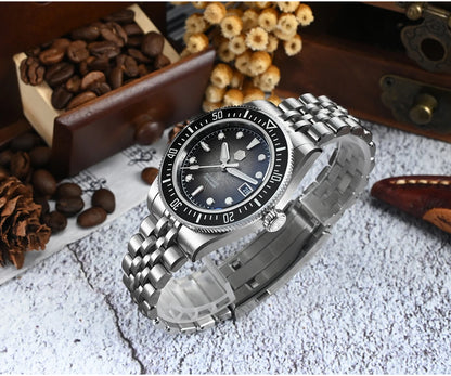 San Martin 37.5mm 40mm Men Diver Watch Miyota 9015 Enamel Dial Luxury Automatic Mechanical Wristwatch Waterproof 200m SN0148