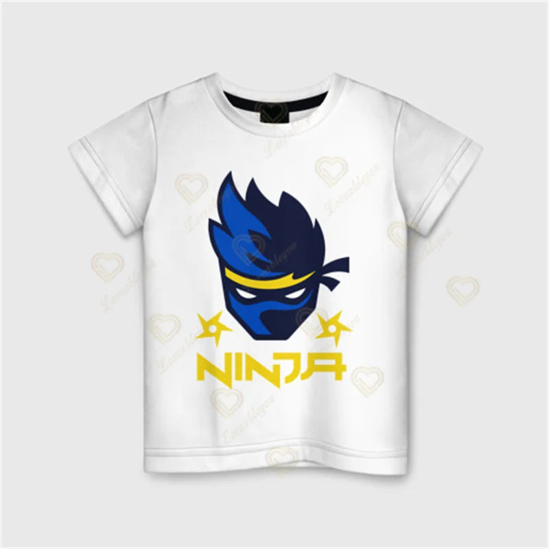 Peely Fortnite T-Shirt Round Neck Summer Short Sleeve Battle Royale Streetwear Top for Casual Wear