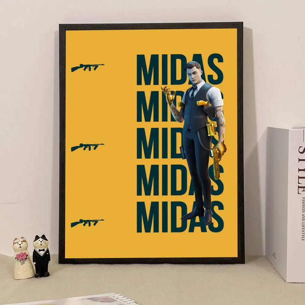 Poster a sorpresa Game F-Fortnite per la casa, quadro decorativo da parete per studio e soggiorno