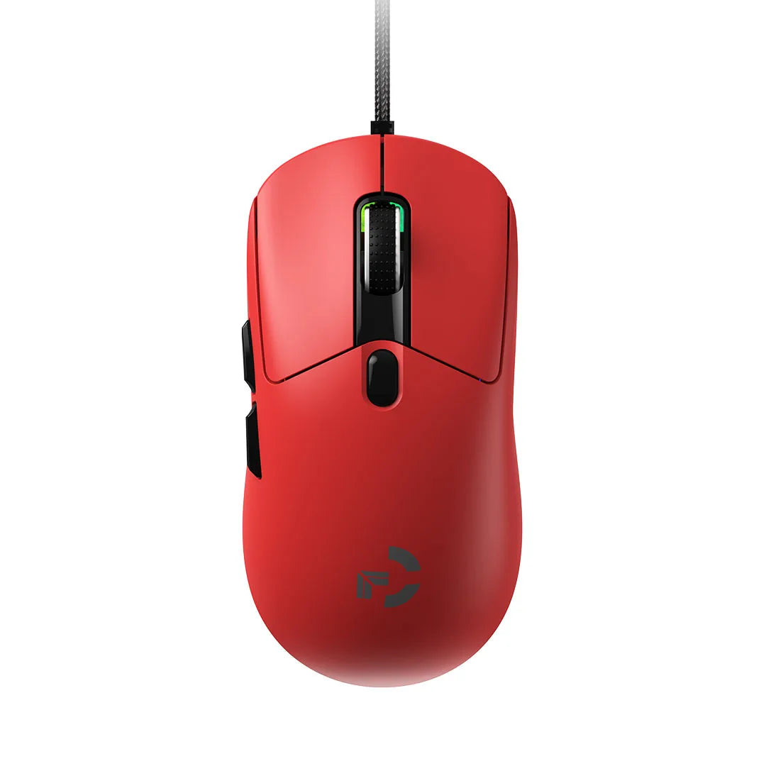 Mouse de gaming cu fir, 6 niveluri DPI ajustabile până la 12800DPI, cip Instant A825, iluminare RGB, programare macro, design ergonomic, mouse universal