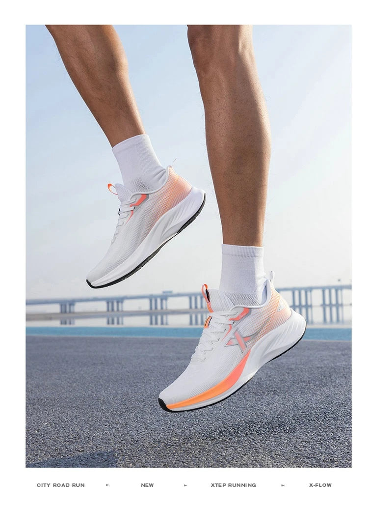 Xtep Light Wing 3 Running Shoes for Men 2025 Summer Fashion Cushion Shock Absorption Lightweight Advanced Sneakers 875219110034