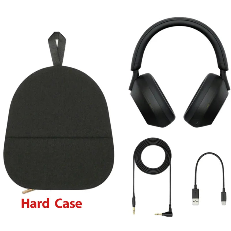 Cuffie wireless Sony WH-1000XM5 con cancellazione del rumore – Headset HiFi over-ear premium Bluetooth 5.2 con driver da 30mm, microfono e lunga durata della batteria