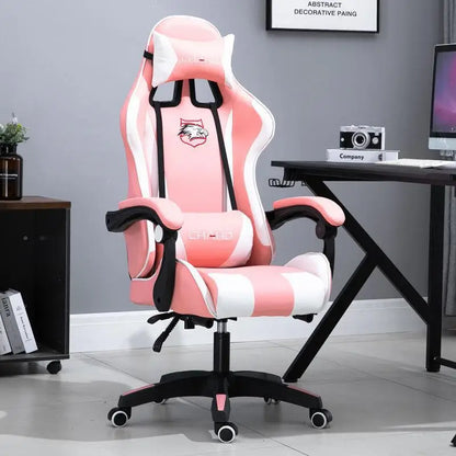 Joylive WCG High-quality Leather Computer Gaming Chair Cafe Racing Chair for Office and Game Room