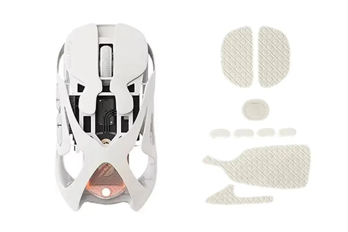 Angry Miao Infinity Gaming Wireless Mouse Metal Ultralight PAW3950 30K DPI Tri-Mode 8K Gaming Mouse with Hot-Swappable Switches