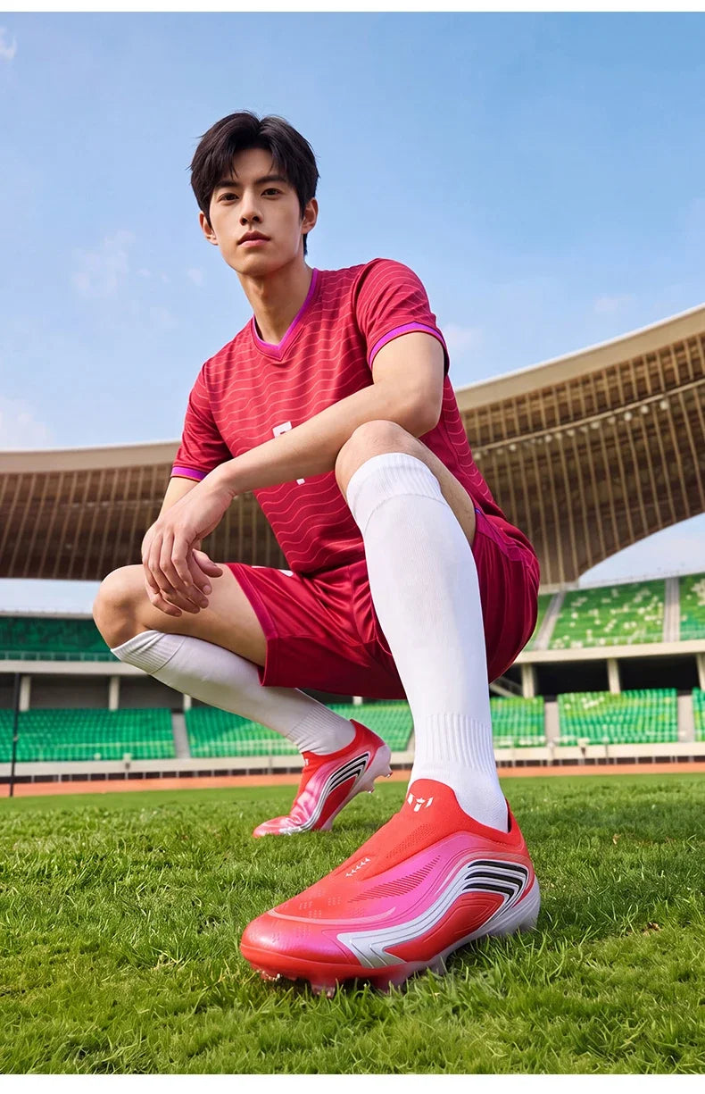 Nouvelles chaussures de football pour hommes TF/FG, chaussures de football professionnelles de haute qualité, chaussures de futsal unisexes pour femmes, vente chaude, crampons ultralégers, baskets.