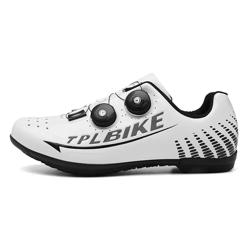 New Men’s and Women’s Bicycle Shoes Outdoor Cycling Shoes with Three Functional Soles Professional Training Shoes