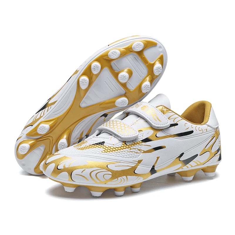 Nouvelles chaussures de football pour enfants et étudiants, ultralégères, pour jeunes garçons, chaussures de football professionnelles, crampons antidérapants, chaussures d'entraînement sur gazon