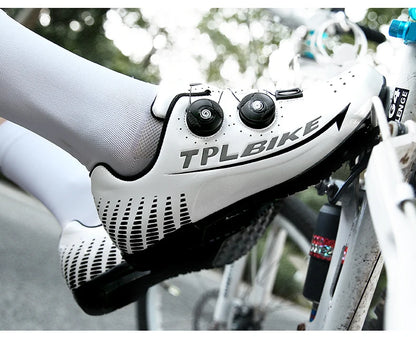 New Men’s and Women’s Bicycle Shoes Outdoor Cycling Shoes with Three Functional Soles Professional Training Shoes