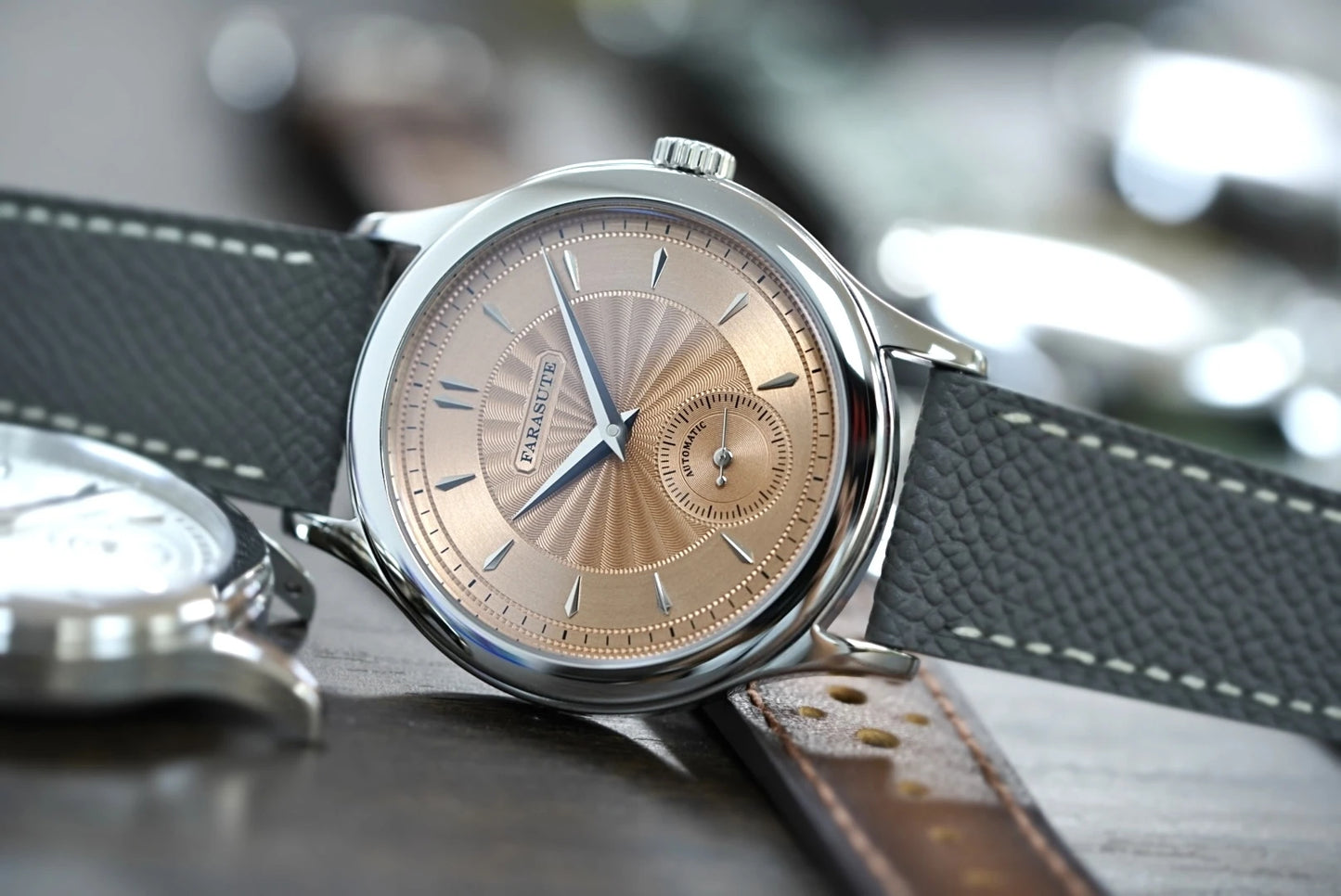FARASUTE Luxury Mechanical Watch 316L Stainless Steel Case Hangzhou Customized Movement Small Second Hand Dial Men's Watch Gift