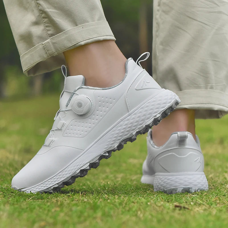 Vodoodporni golfski čevlji Unisex Zunanji protizdrsni golfski superge Moški Luksuzna udobna obutev za golfiste Ženski čevlji za hojo
