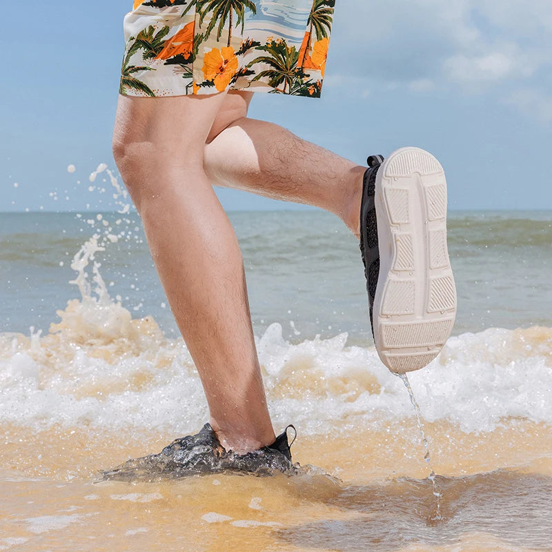 Hombres, mujeres, zapatillas de vadeo de secado rápido, transpirables, AquaIn Upstream, antideslizantes, para deportes al aire libre, resistentes al desgaste, zapatillas de playa, tallas 39-46