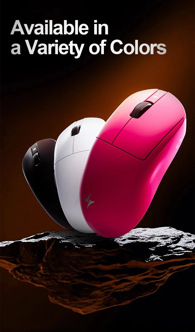 ATK Dragonfly A9 Ultra Wireless Gaming Mouse PAW3950, Tri-Mode 8K Gaming Mouse, Ultra-Lightweight Ergonomic Wireless Gaming Mouse for FPS & Esports