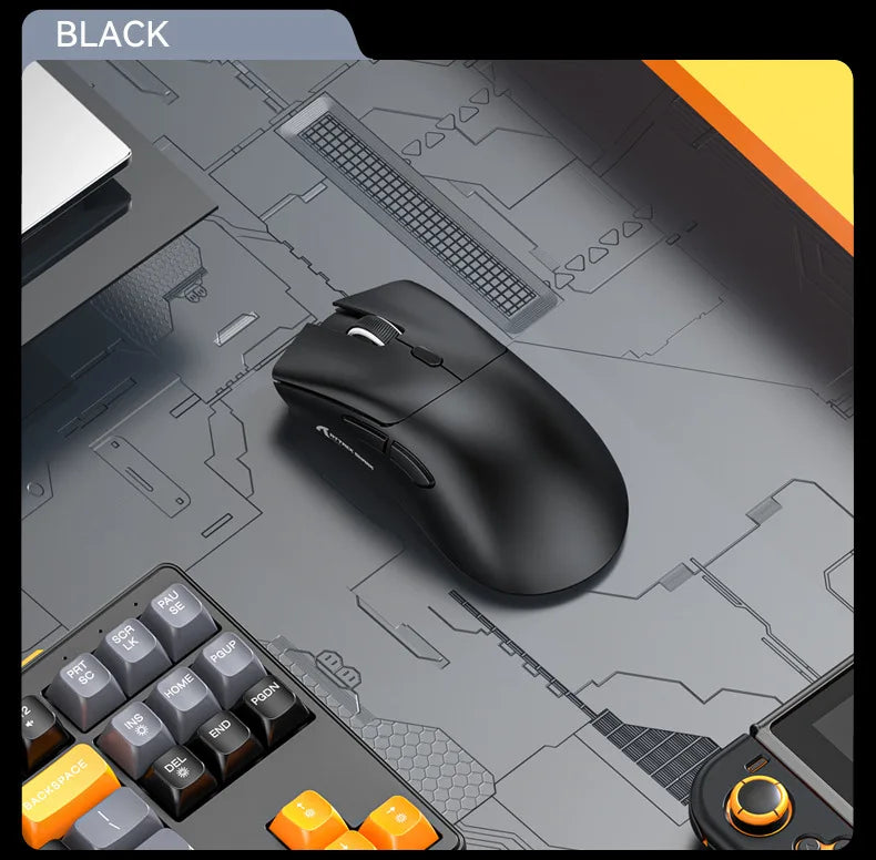 Attack Shark R1 leichte Bluetooth 2.4G kabellose Gaming-Maus PAW3311 18000DPI ergonomische Makro-Maus