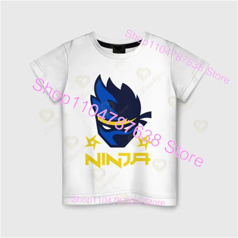 Peely Fortnite T-Shirt Round Neck Summer Short Sleeve Battle Royale Streetwear Top for Casual Wear