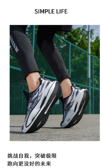 Running Shoes Marathon Specialty Men Sports Carbon Plate Breathable Ultralight Women Comfortable Athletic Cushion Stability Sneakers