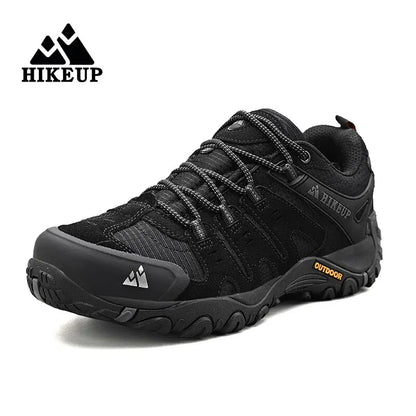 HIKEUP Moški pohodniški čevlji iz semiša Čevlji za prosti čas Odporni na obrabo Moški čevlji za treking, hojo in lov Taktični športni čevlji