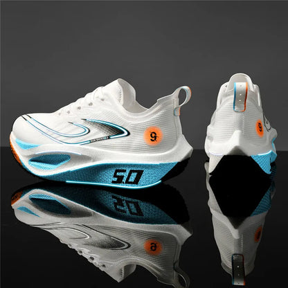FourSeasons herensportschoenen CarbonPlate hardloopschoen, ademende marathon- en wedstrijdschoenen, comfortabele atletiek- en trainingsschoenen, wandelschoenen