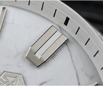 San Martin 39mm Aventurine Gemstone Dial Luxury Men's Watch NH34 GMT Automatic Mechanical Sapphire Waterproof Luminous SN0129