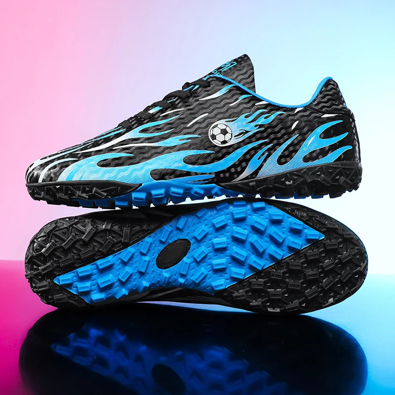 Men Professional Football Boots Cleats Boys Soccer Shoes Ankle Support Cleats Youth Outdoor Match Training Sneakers Non-slip.