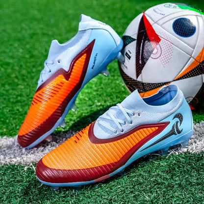 Nouveaux hommes bottes de Football adulte antidérapant Sport de plein air entraînement crampons chaussures de Football garçons longues pointes respirant Match confortable