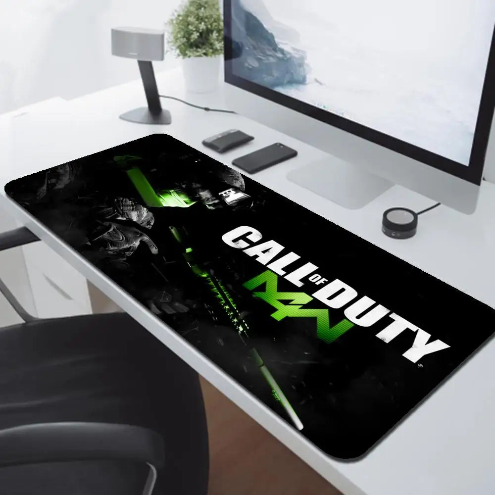 Call of Duty Game Large Mouse Pad PC Gaming Accessories Desktop Extended Table Mat XL Laptop Office Rubber Carpet Soft Mausepad