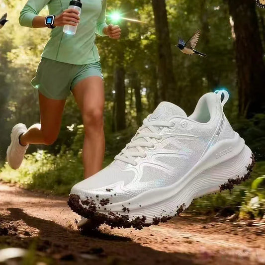 New Men's Running Shoes Slow Running Shock-Absorbing Wear-Resistant Lightweight Fitness Sports Shoes 8055