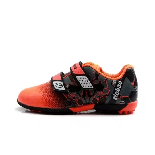 Personality Stylish and Comfortable Boys Girls Training Game Sneakers Indoor Outdoor Lawn Youth Student Soccer Shoes 25-35#