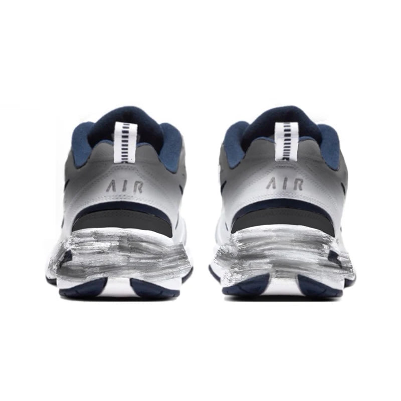 Personalizované tenisky Nike Air Monarch 4 s dekonstruovaným designem ve stylu rozstříknutého inkoustu, protiskluzové, odolné proti opotřebení, nízké unisex běžecké boty
