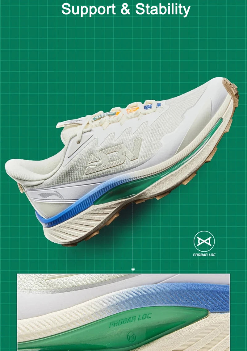 Li-Ning moški tekaški čevlji BEN XIAO za tek po terenu LN DWR, vodoodbojni, dihalni, stabilni, z oporo, LiNing gorski športni čevlji ARNV015